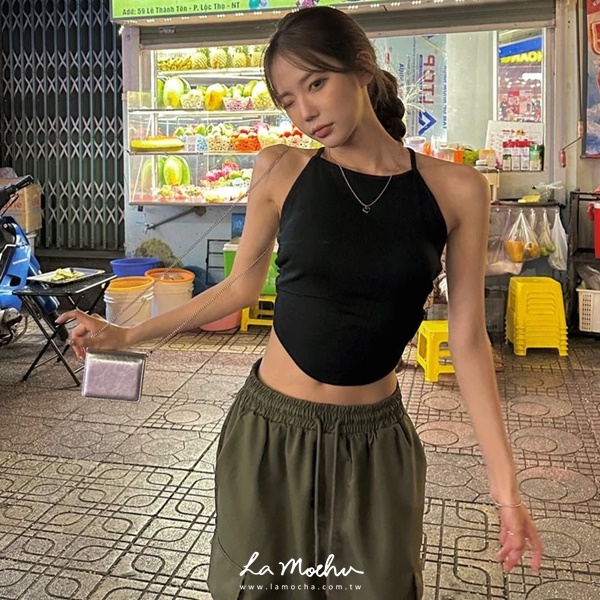 超美貼身削肩美背背心(闆娘.花花清單)